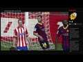 FIFA 14, partido de liga, mi Barcelona Atlético Madrid