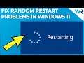 How to fix random restart problems in Windows 11