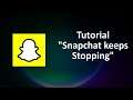 How To Fix Snapchat App Keeps Stopping Issue Android & Ios - Snapchat App Not Open Problem - Fix