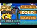 I accidentally SOLD my STRINGFISH (Sorry Blathers!) | Animal Crossing: New Horizons Funny Video Fail