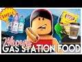 I ONLY ate GAS STATION FOOD for 24 HOURS!!!! | Roblox Bloxburg | SunsetSafari