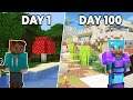 I Survived 100 Days in Hardcore Minecraft 1.17 And Here's What Happened..