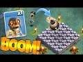Lvl 18 BOmbers Throw GIANTS BOMBS!! "Clash Of Clans" New June update!!