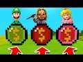 Minecraft PE : DO NOT CHOOSE THE WRONG COIN! (Luigi, Chucky & Princess Peach)