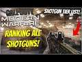 Modern Warfare Shotgun Tier List! Ranking Every Shotgun in Modern Warfare Multiplayer!