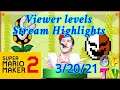 Multiplayer Personality Disorder | SMM2 Viewer Levels Highlights #42 (3/20/21)