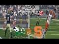 NCAA Football 19 #3 NOTRE DAME vs #12 SYRACUSE NCAA 14 Updated Rosters