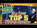 TOP 5 ALL TIME SUPER EXPERT COURSES [1] Super Mario Maker 2 Top 5 Super Expert with Oshikorosu.