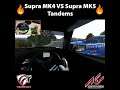 WDT 2021 Supra MK4 vs Supra MK5 Tandems with  @Wazzup   | Assetto Corsa | Thrustmaster T150 #Shorts