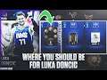 WHERE YOU SHOULD BE IF YOU ARE GRINDING FOR *INVINCIBLE* DARK MATTER LUKA DONCIC! NBA 2K21 MYTEAM