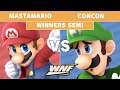WNF 3.1 MastaMario (Mario) vs Mr ConCon (Luigi) - Winners Semi Finals - Smash Ultimate