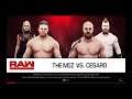WWE 2K19 The Miz VS Cesaro 1 VS 1 Match