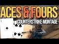 ACES & FOURS | Counter Strike Global Offensive | Montage of Stream Highlights