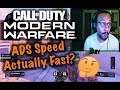 ADS Speed in Modern Warfare Actually Fast?