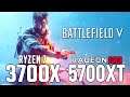 Battlefield V on Ryzen 7 3700x + RX 5700 XT 1080p, 1440p benchmarks!