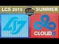 CLG vs C9   LCS 2019 Summer Split Week 7 Day 2   Counter Logic Gaming vs Cloud9
