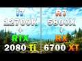 Core i7 12700K + RTX 2080 Ti vs Ryzen 7 5800X + RX 6700 XT | PC Gameplay Tested