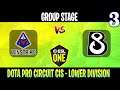 ESL One DPC CIS | Winstrike vs B8 Game 3 | Bo3 | Group Stage Lower Division | DOTA 2 LIVE