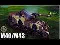 Колобанов на АРТЕ M40/M43 🌟 World of Tanks лучший бой на САУ 8 уровень