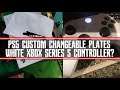 PS5 Custom Plates - White XSX Controller