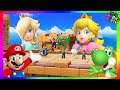 Super Mario Party Minigames #295 Mario vs Peach vs Yoshi vs Rosalina