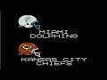 Tecmo Super Bowl (NES) (Season Mode) Week #7: Dolphins @ Chiefs
