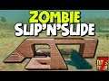 7 Days to Die: ZOMBIE SLIP'N'SLIDE  EASY HORDE BASE! | 7 Days to Die Alpha 18 Gameplay