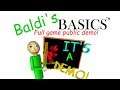 Baldi's Basics - Full Game Early Demo