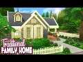 Cozy Hidden FAMILY HOME Speed Build | The Sims 4 No CC House Build