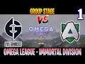 EG vs Alliance Game 1 | Bo3 | Groupstage OMEGA League Immortal Division | DOTA 2 LIVE