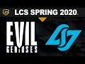 EG vs CLG - LCS 2020 Spring Split Week 3 Day 1 - Evil Geniuses vs Counter Logic Gaming