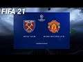 FIFA 21 - West Ham United vs. Manchester United | FIFA 21 Gameplay