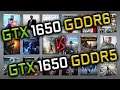 GTX 1650 GDDR6 vs GTX 1650 Benchmarks | 59 tests