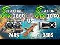 GTX 1660 vs GTX 1070 Test in 9 Games
