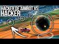 HACKER VS HACKER NO RL, QUEM GANHA? AIMBOT - Rocket League