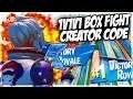 How To 1v1v1 Box Fight In Creative?! Creative 1v1v1 Box Fight Code