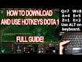 How to download and use hotkeys DOTA 1 FULL GUIDE