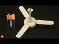 How To Make A Ceiling Fan - Homemade DC Ceiling Fan Science Project - DC 12v Ceiling Fan