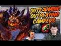 HOW TO PLAY WHEN GETTING CAMPED IN SOLO! (RANKED CAMAZOTZ)