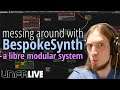 Making music with BespokeSynth on Linux (unfa live 2021-10-03)