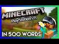 Minecraft PSVR Review in 500 Words