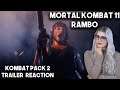 Mortal Kombat 11 Ultimate - Official Rambo (Kombat Pack 2) Trailer Reaction