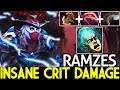 RAMZES [Phantom Assassin] Insane Crit Damage Against Noone Mid 7.22 Dota 2