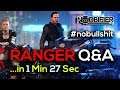 RANGER Q&A #nobullshit in 1 min and 27 sec - #starcitizen