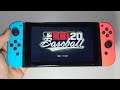 R.B.I. Baseball 20 Nintendo Switch handheld gameplay