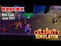 Roblox Celebrity Simulator New Code June 2021