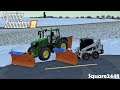 Snow Plowing! | New Seasons Mod | Bobcat & JD Tractor | Farming Simulator 19