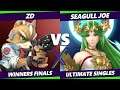 S@X 435 Winners Finals - ZD (Fox) Vs. Seagull Joe (Palutena) Smash Ultimate - SSBU