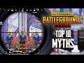 Top 10 Mythbusters in PUBG Mobile | PUBG Myths #6