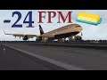 -24 FPM Landing! Soviet 4 Engine ILYUSHIN IL 96-400 Landing @ Moscow Sheremetyevo (UUEE) X-Plane 11